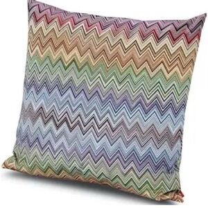 Missoni Multicolor Chevron Accent Pillow Cushion 16/16 in (40/40sm)